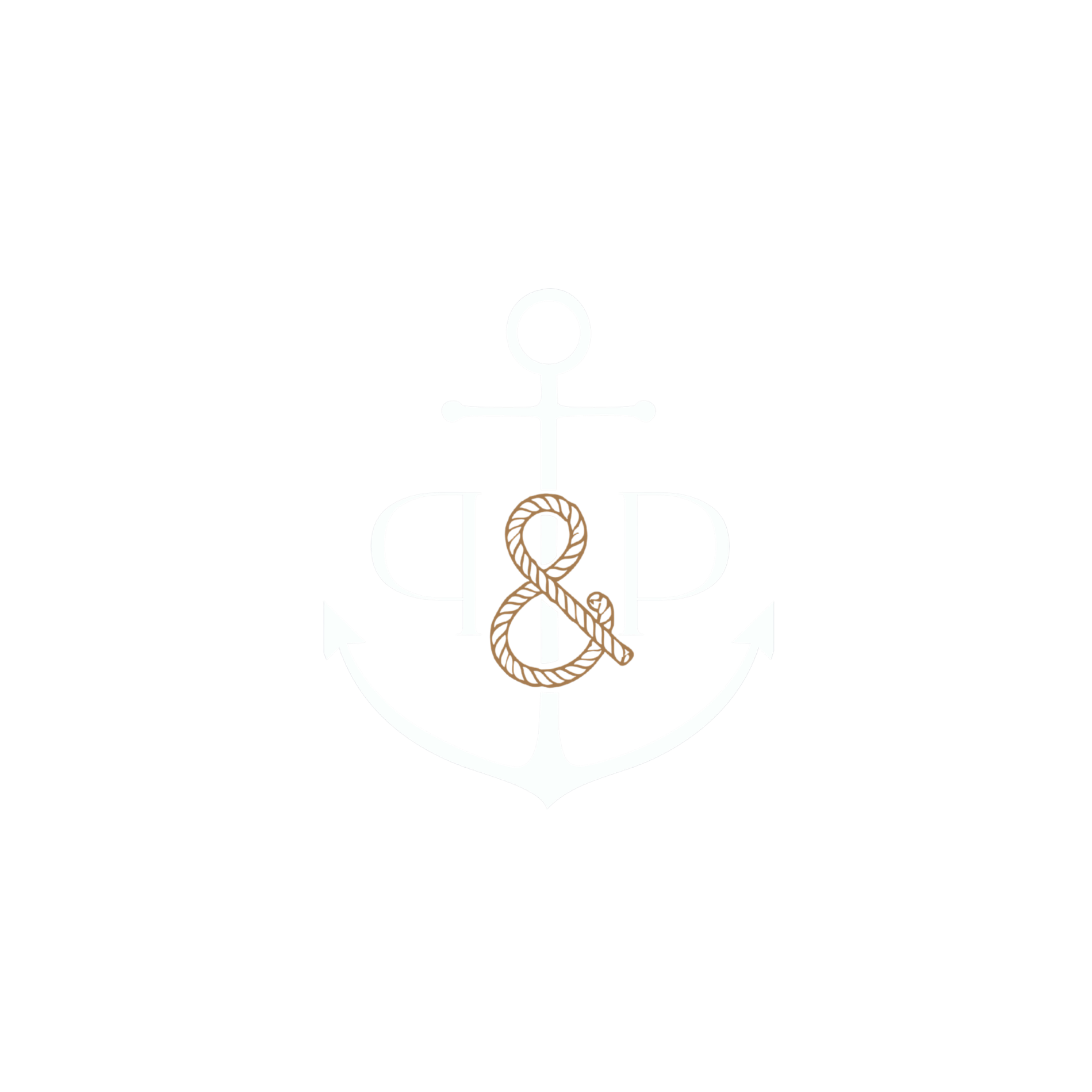 A nautical-themed graphic with a white anchor and a brown rope intertwined, along with the word 'Ship' written vertically.