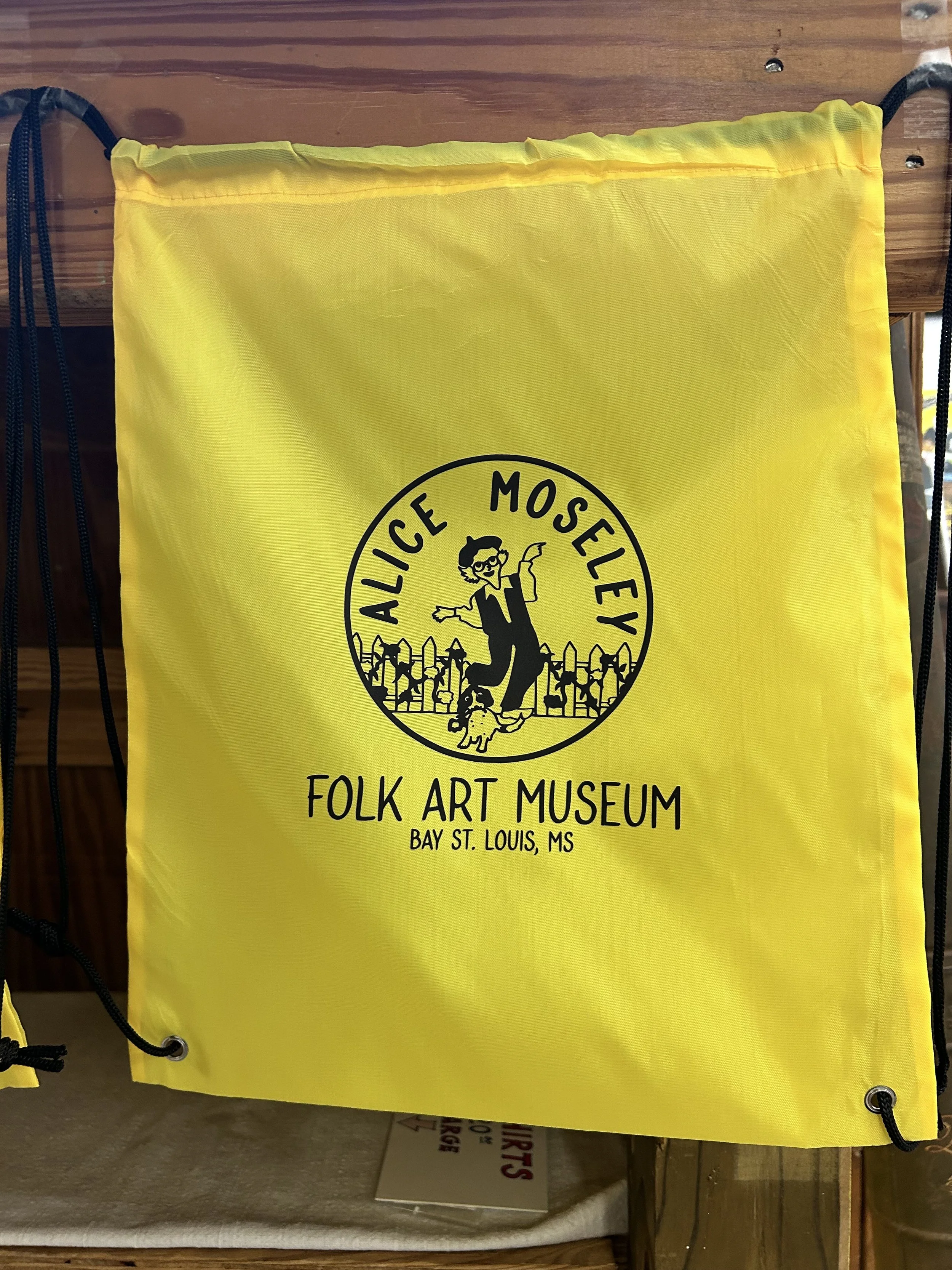 Alice Moseley Drawstring Bag - Yellow