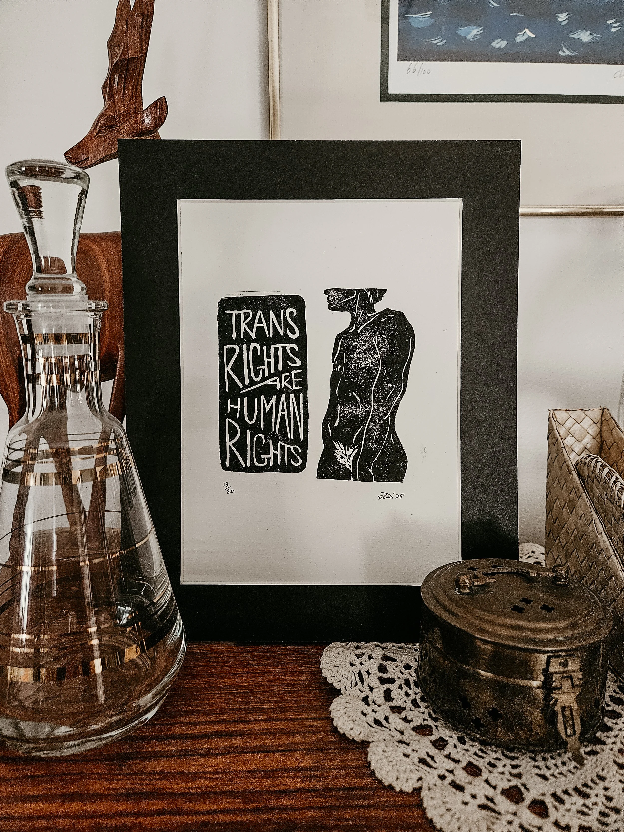 Trans Rights are Human Rights (8x10)