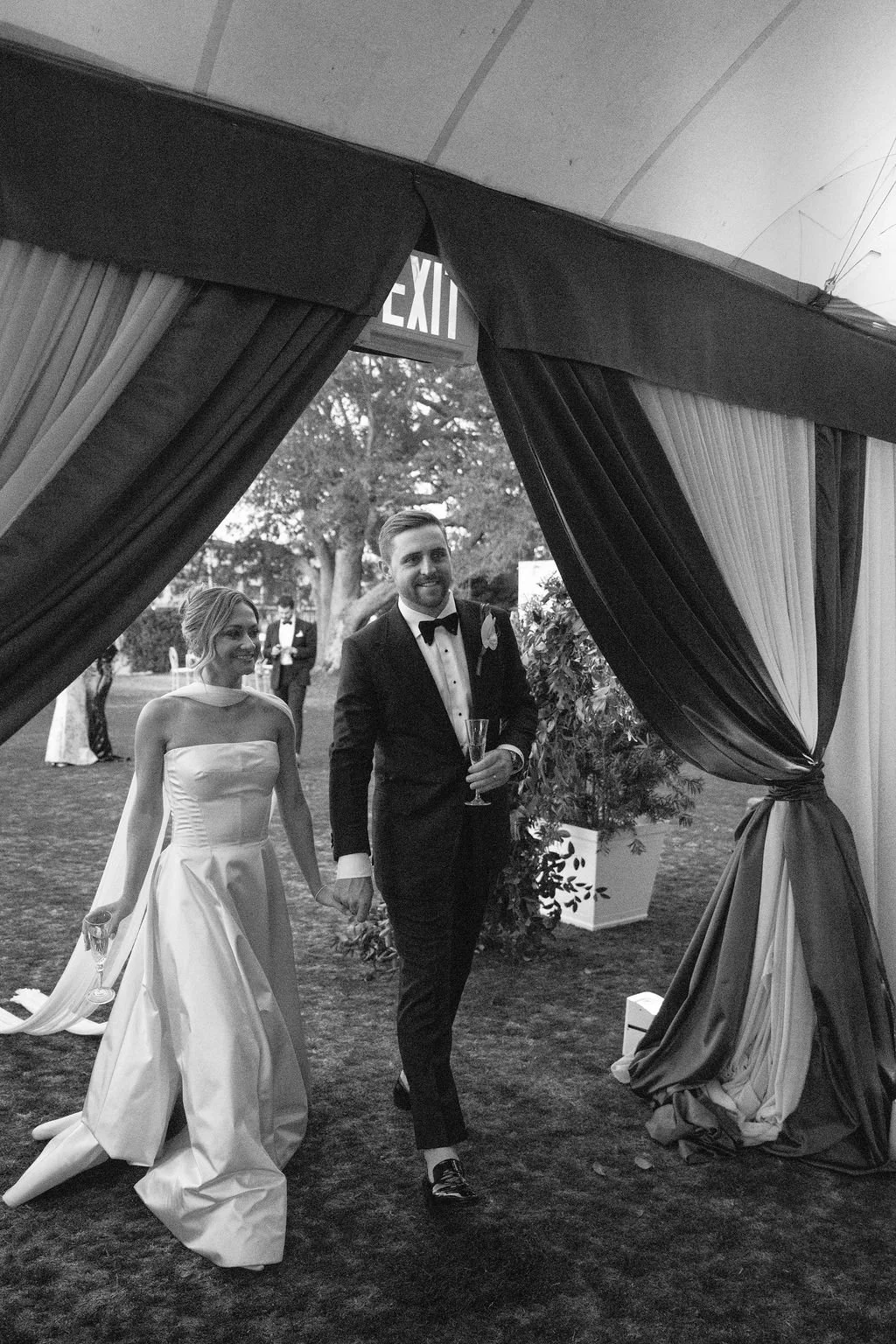bride groom walking into reception.JPG