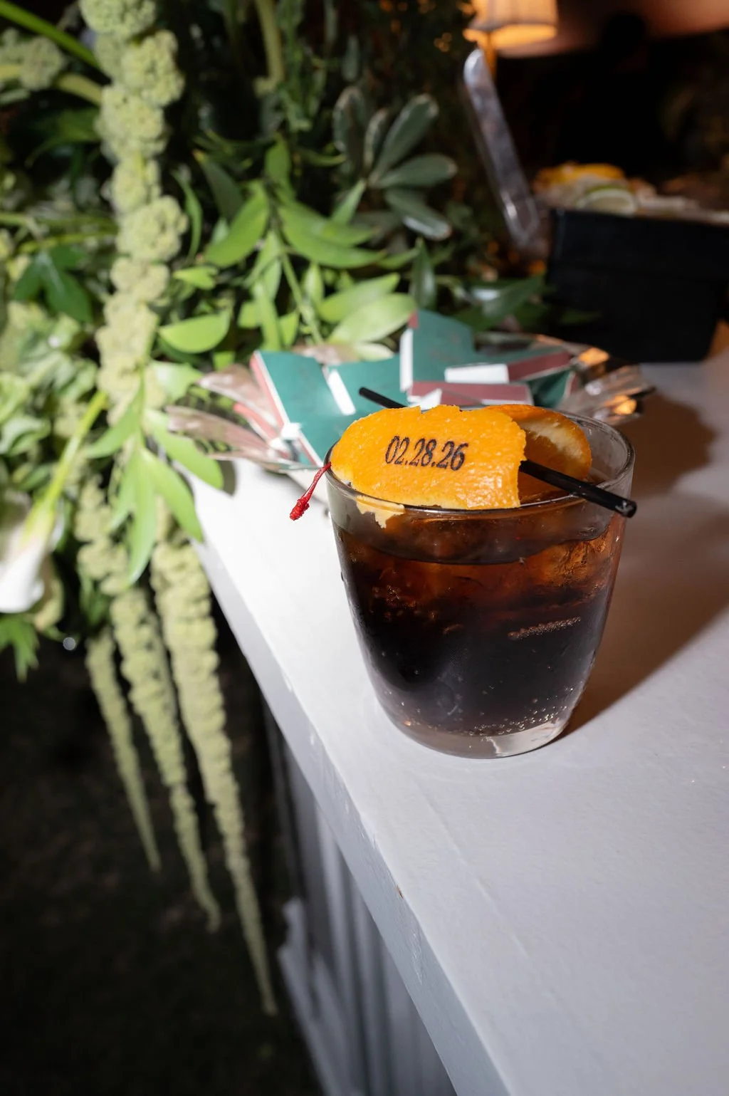 custom orange peel signature drink wedding date.JPG