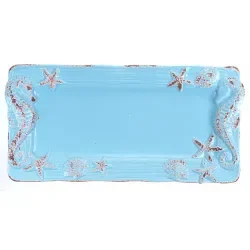 Starfish & Seahorse Ceramic Tray