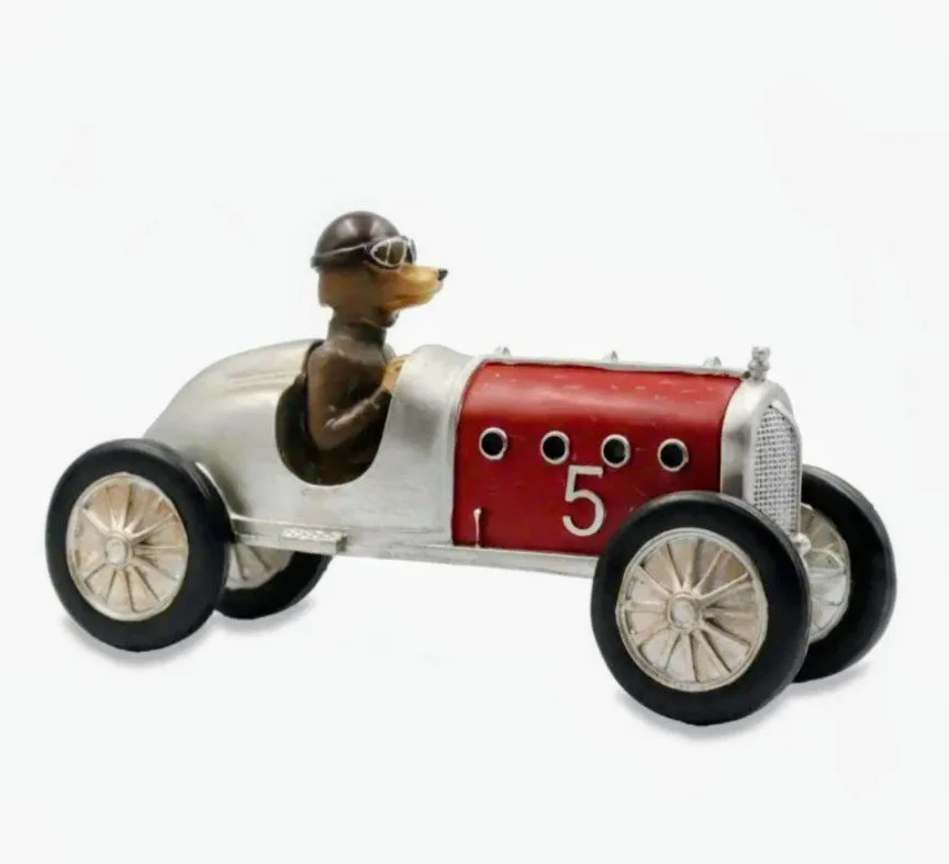 Vintage Racing Dog Figurine