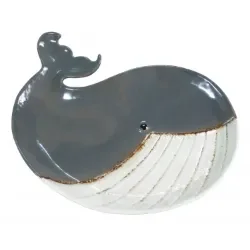 Ceramic Whale Decorative Dish