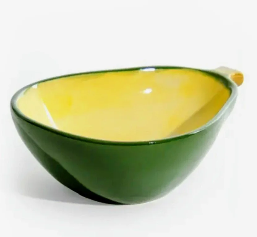 Avocado Ceramic Serving Bowl