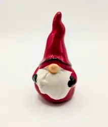 Whimsical Red Christmas Gonk Figurine
