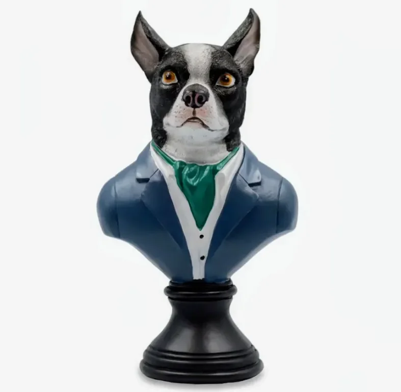 Distinguished Dog Bust