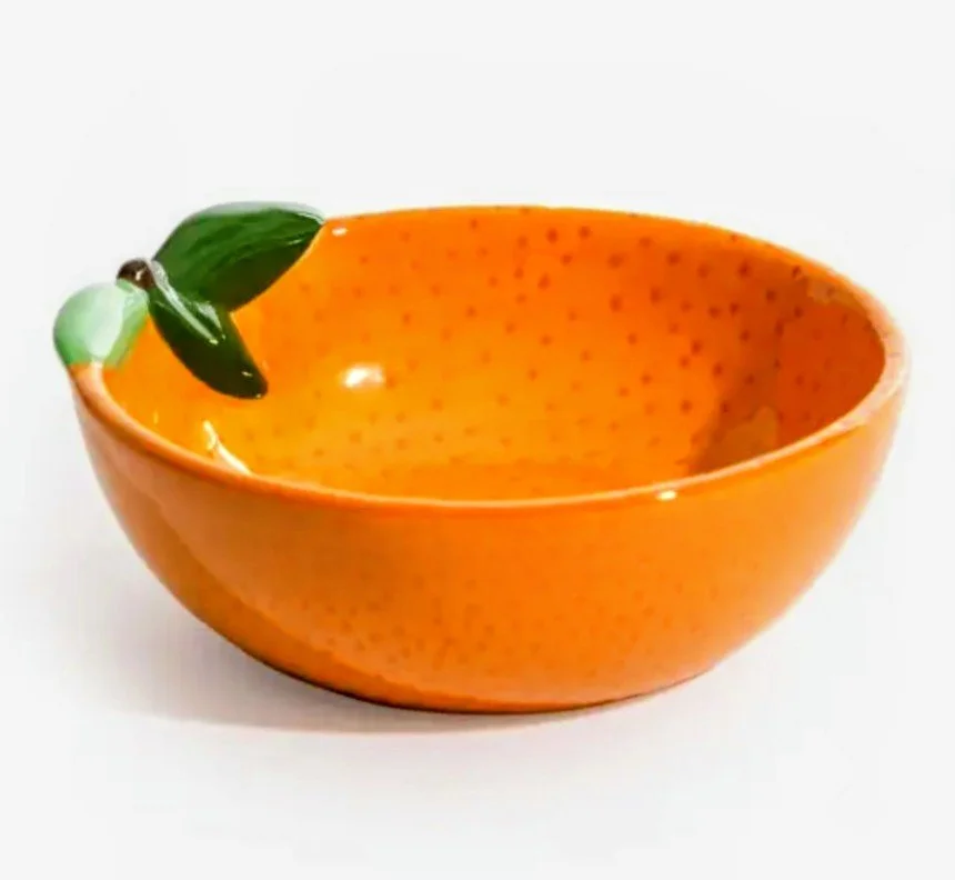 Vibrant Citrus Ceramic Bowl