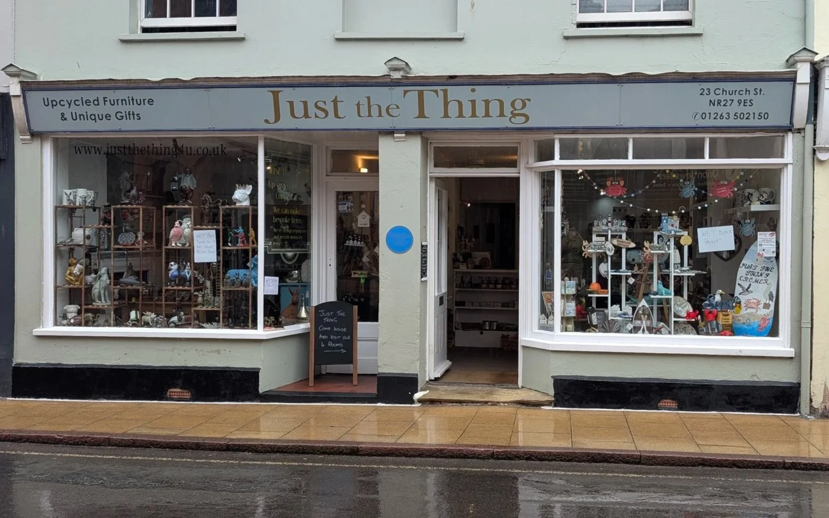Shop front 23 Church street Cromer NR27 9ES