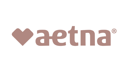 Aetna logo with a heart symbol before the company name