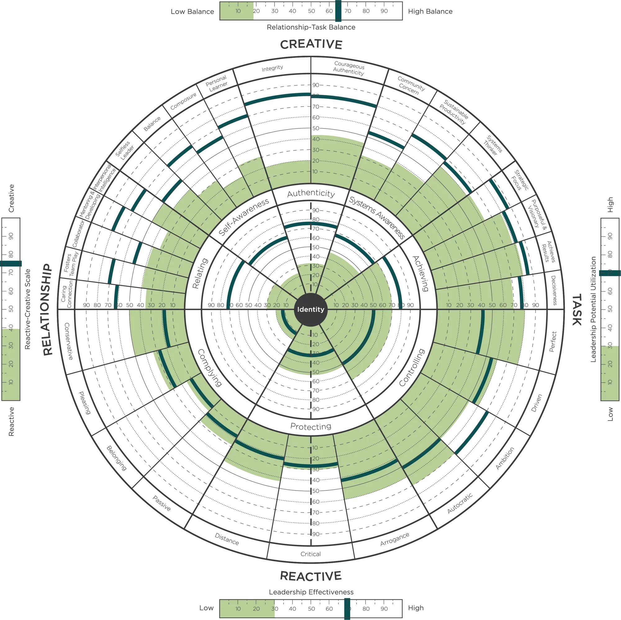 Leadership Circle Profile: The scientifically validated 360° leadership assessment provides objective insight into leadership strengths, reactive tendencies, and blind spots. I’ll help you interpret the results and translate into a development plan