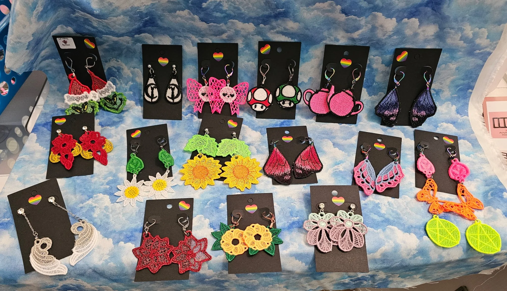 Vibrant Handcrafted Earrings