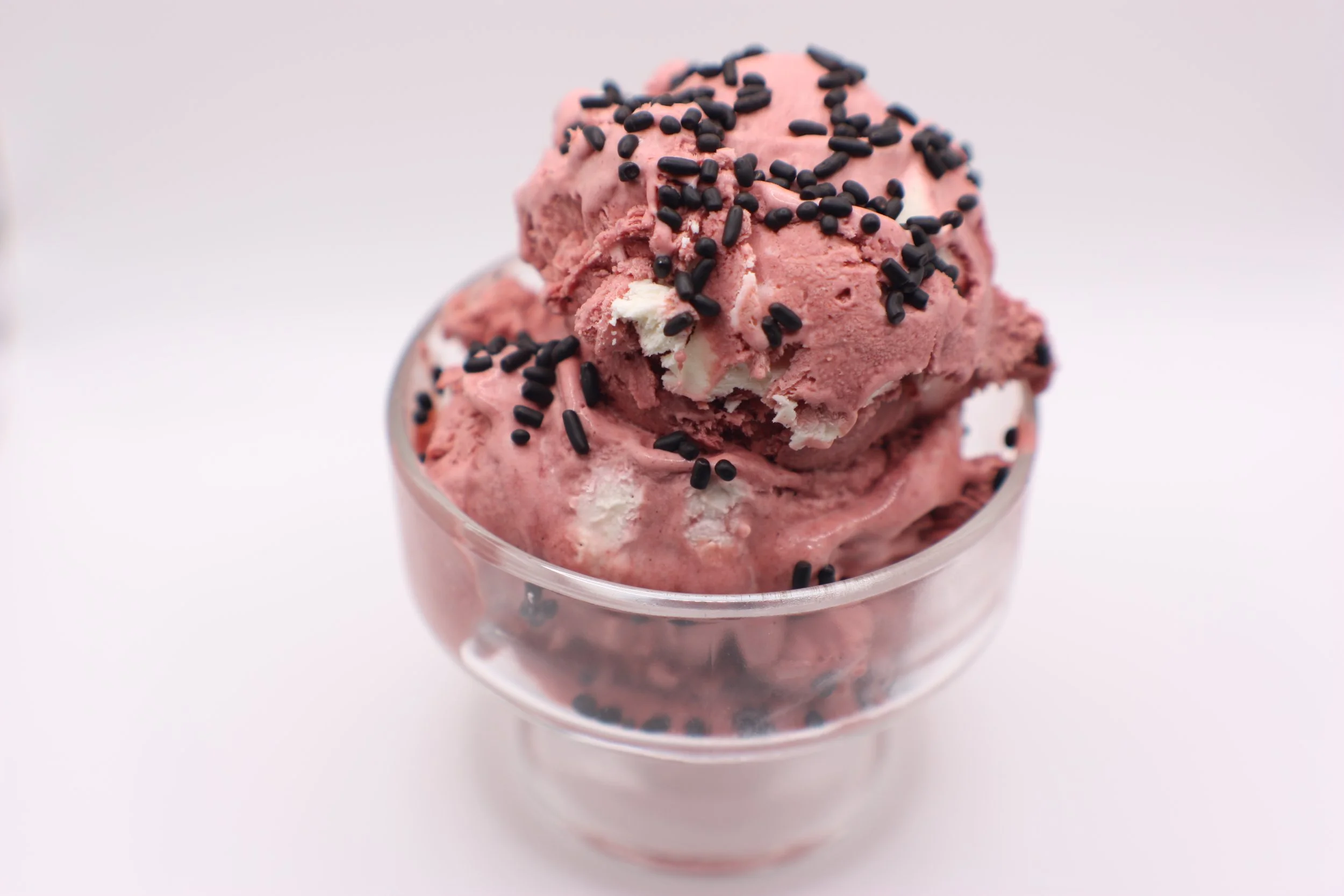 No-Churn Hotel Transylvania Inspired “Dracula’s Red Velvet” Ice Cream