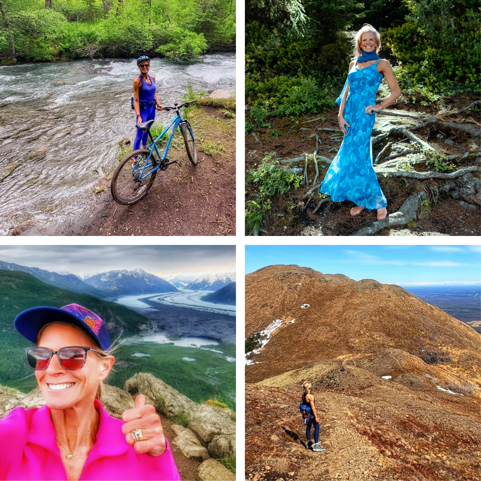 Tammy Goggia-Cockrell bikes and hikes and thrives in Alaska