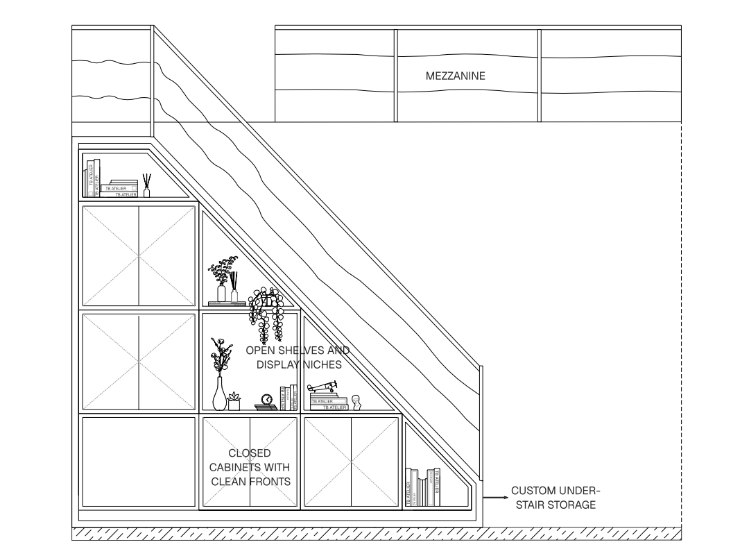 Making the Most of the Space Under the Stairs: A Custom Storage Solution