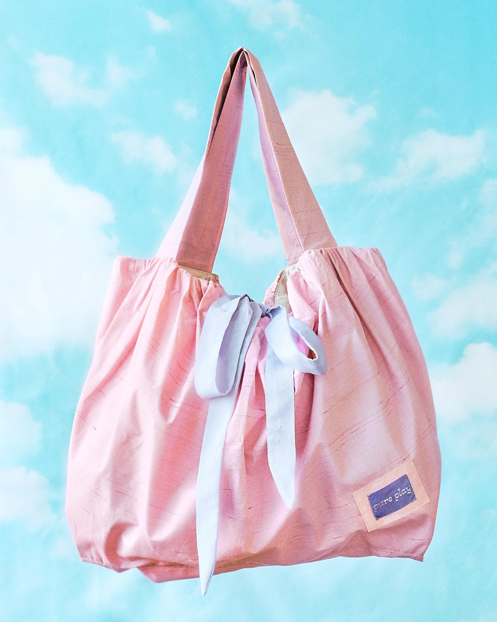 Big Dreams Bag - Baby Pink Dupioni