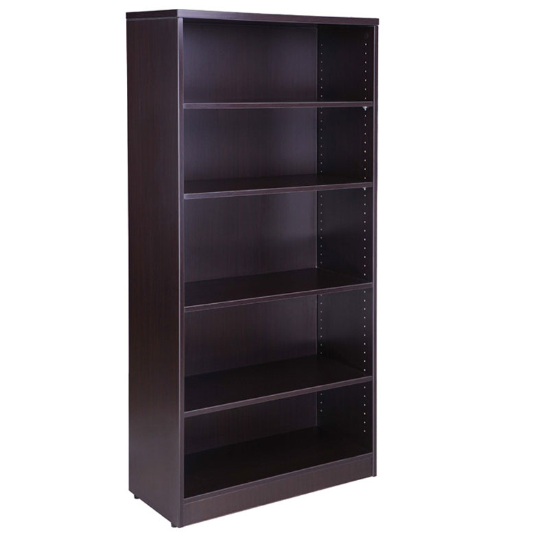 Boss Bookcase, 31W X14D X 65.5H  Mocha.webp