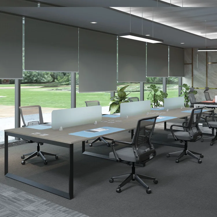 ErgoHQ O-Leg 6 Person Cluster with Glass Panels