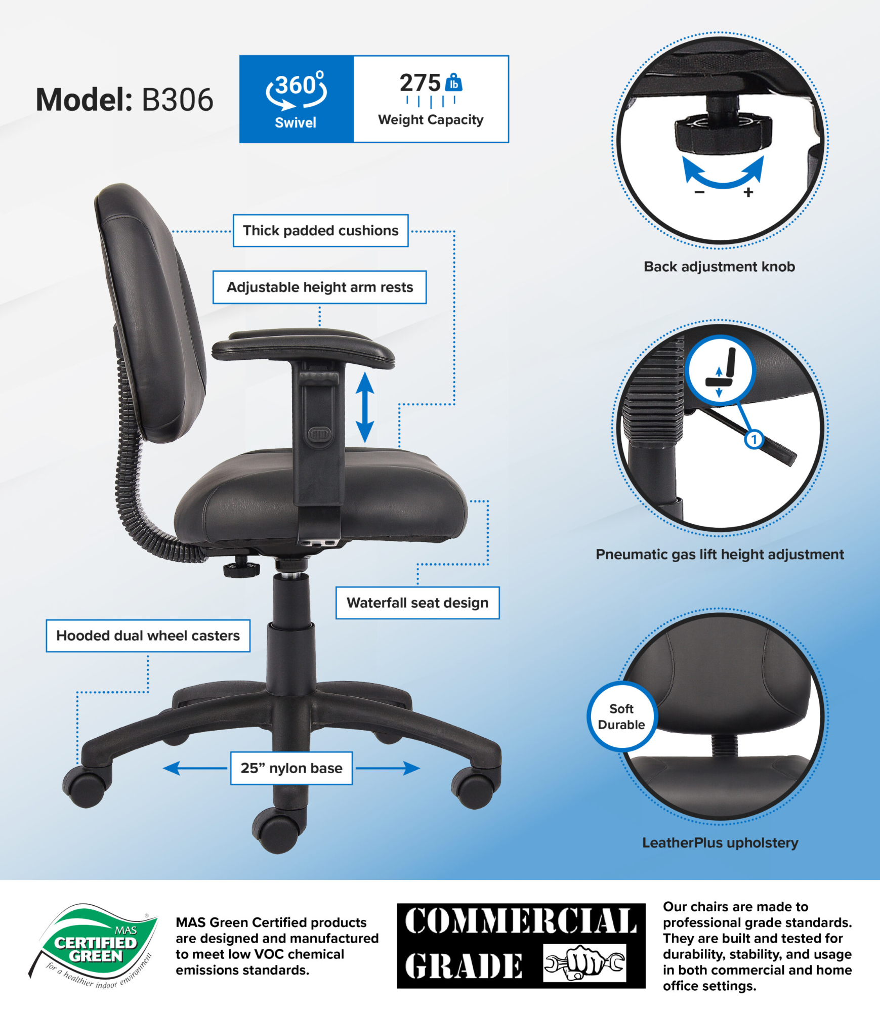 Boss Black Posture Chair 10.webp