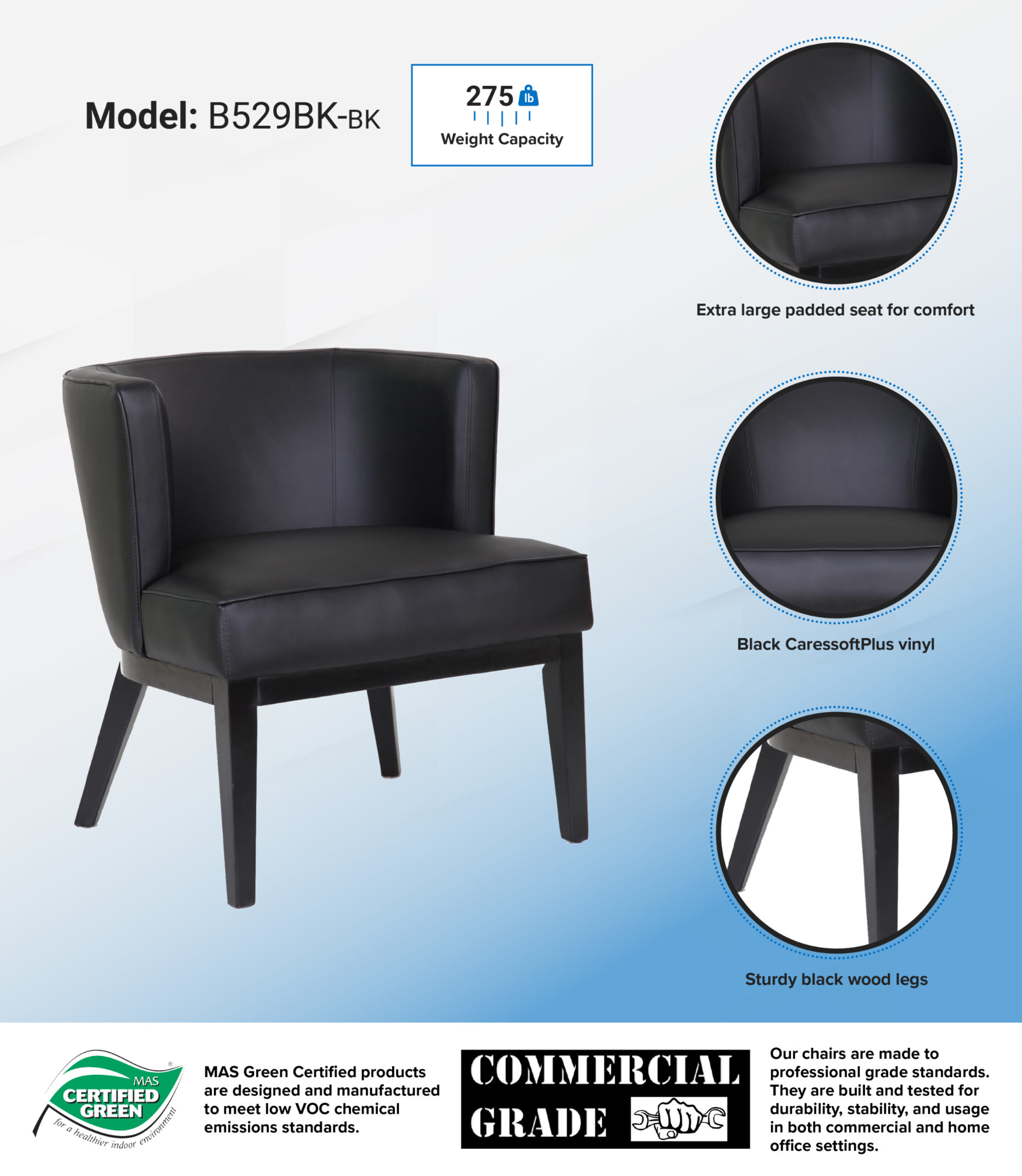 Boss Ava guest, accent or dining chair 7.webp