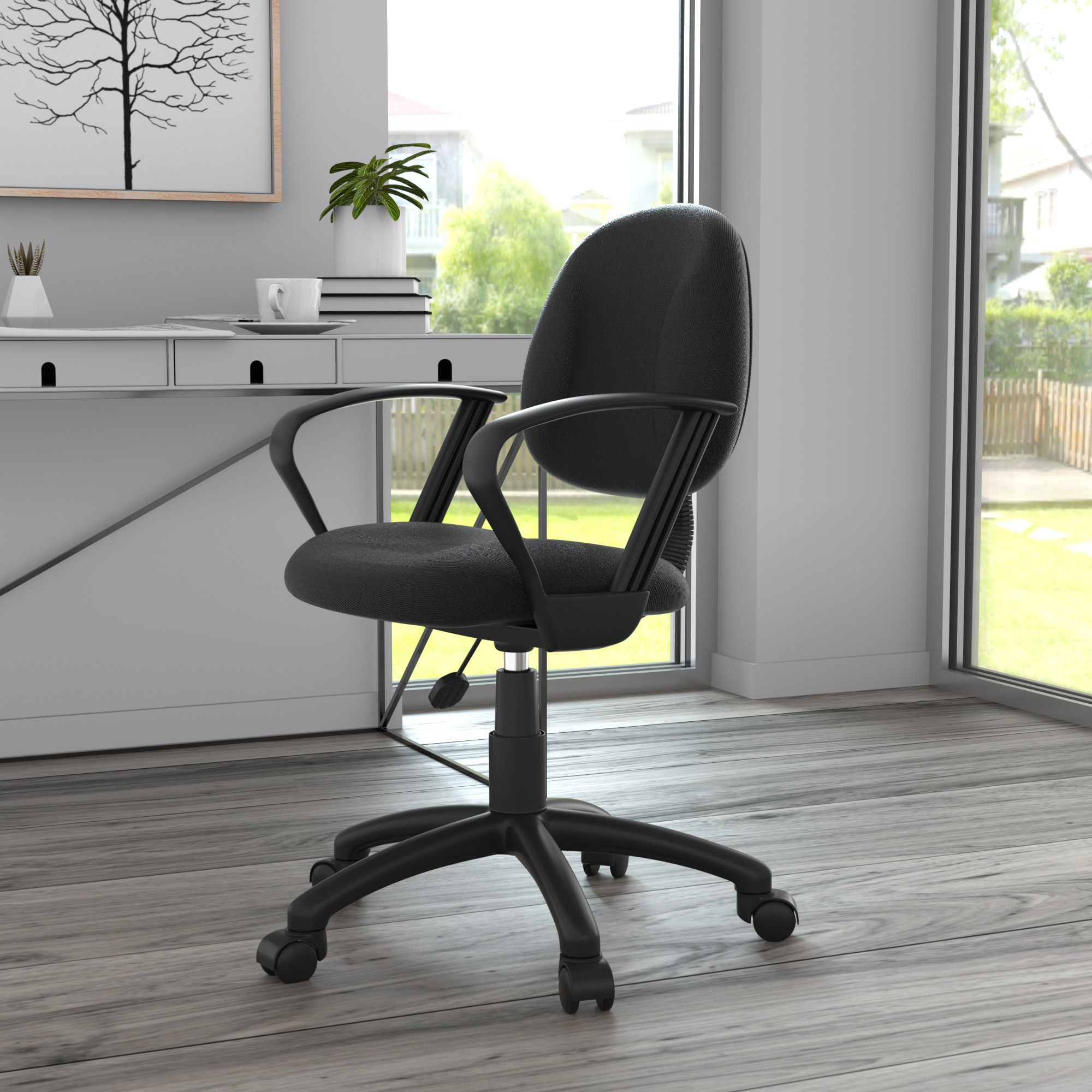 Boss Black  Deluxe Posture Chair W 7.webp