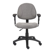 Boss Grey  Deluxe Posture Chair 14.webp