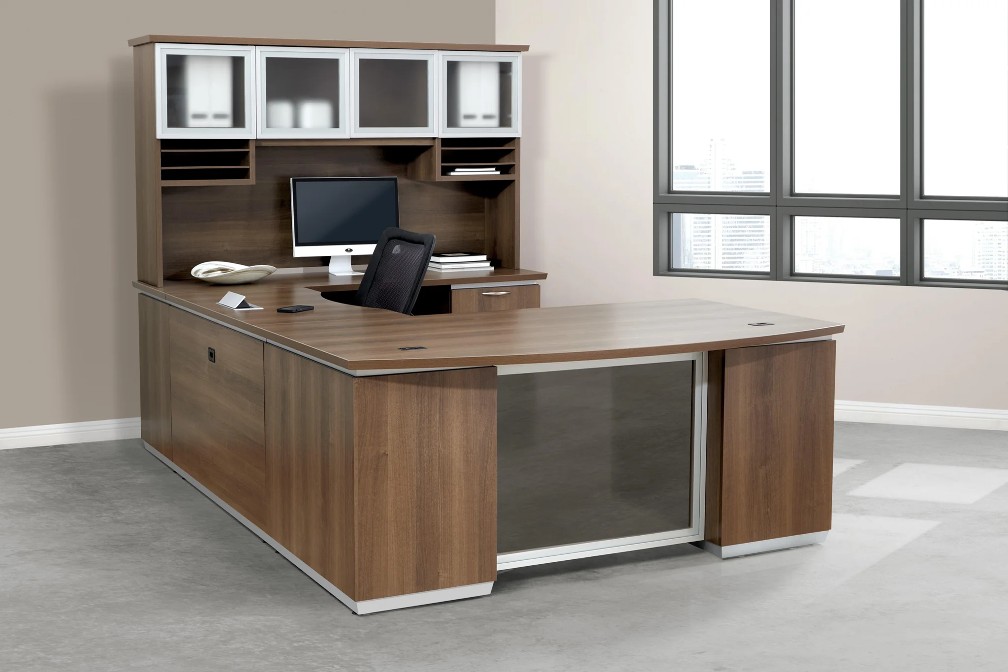 TUX U SHAPE DESK WITH HUTCH IN PARK AVE WALNUT.png