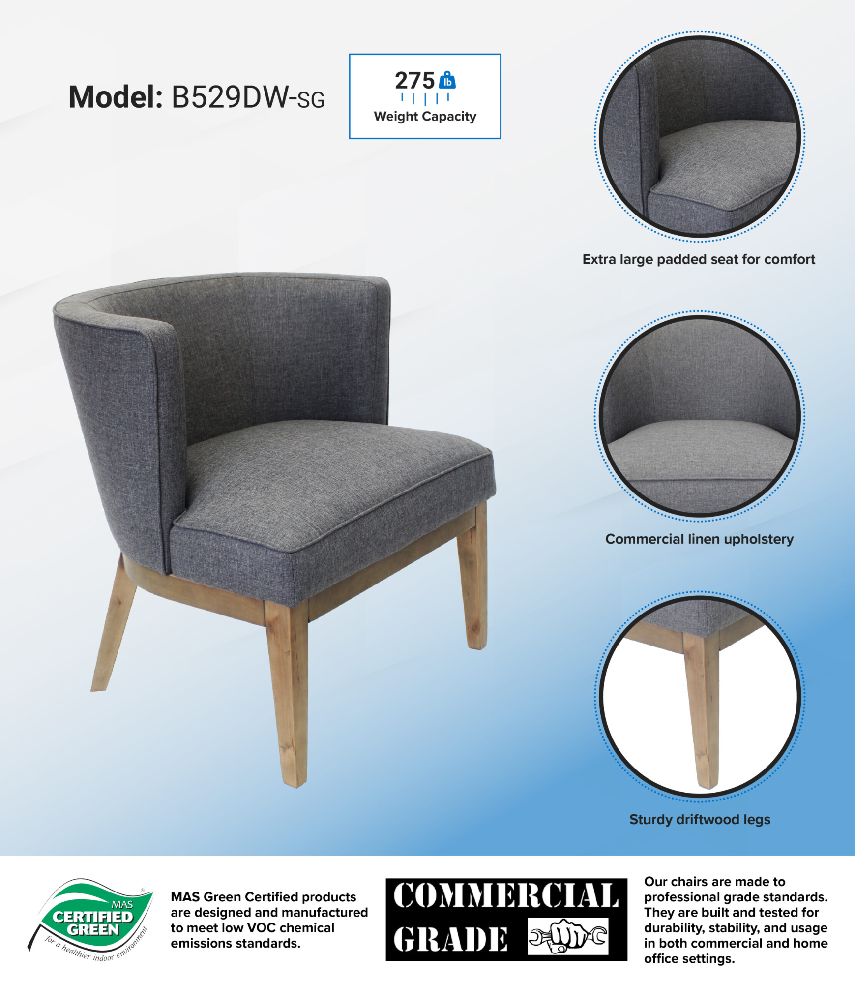Boss Ava guest, accent or dining chair 13.webp
