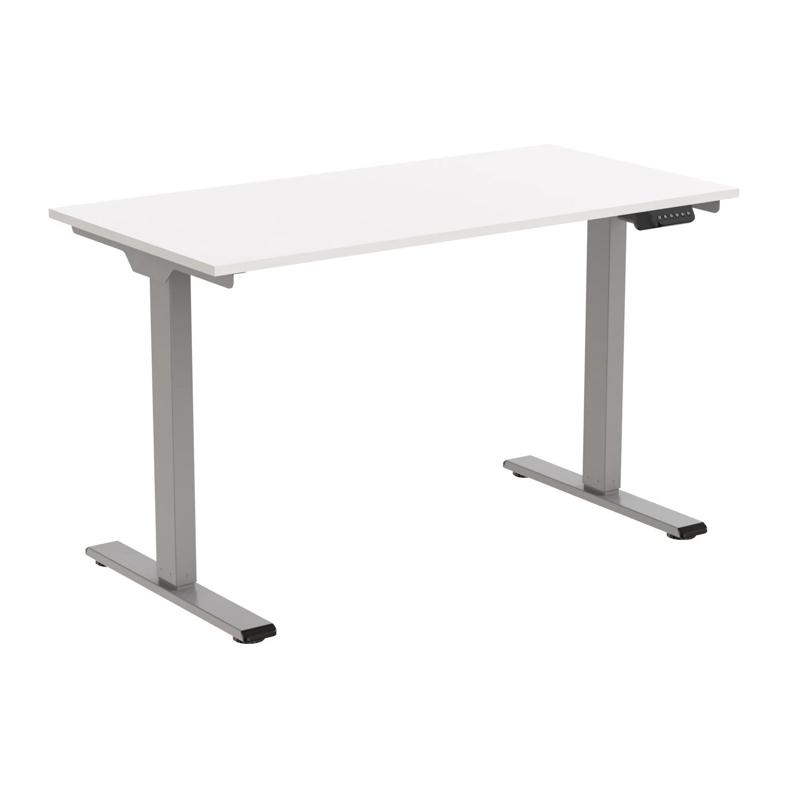 Office Star On Your Feet Dual-Motor Electric Height-Adjustable Desk Base - Silver