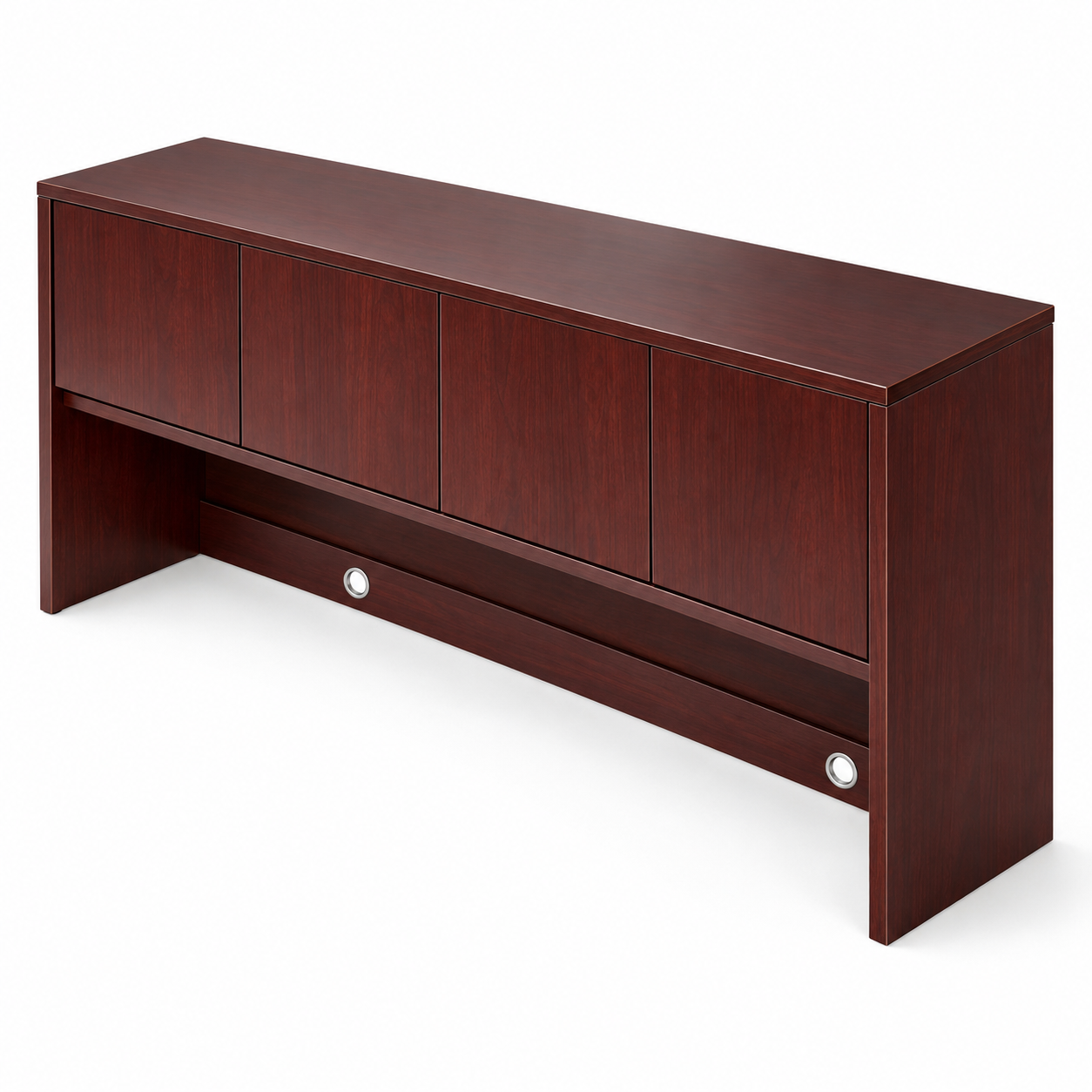 Office Star Kenwood 66-Inch Overhead Storage with Wood Doors