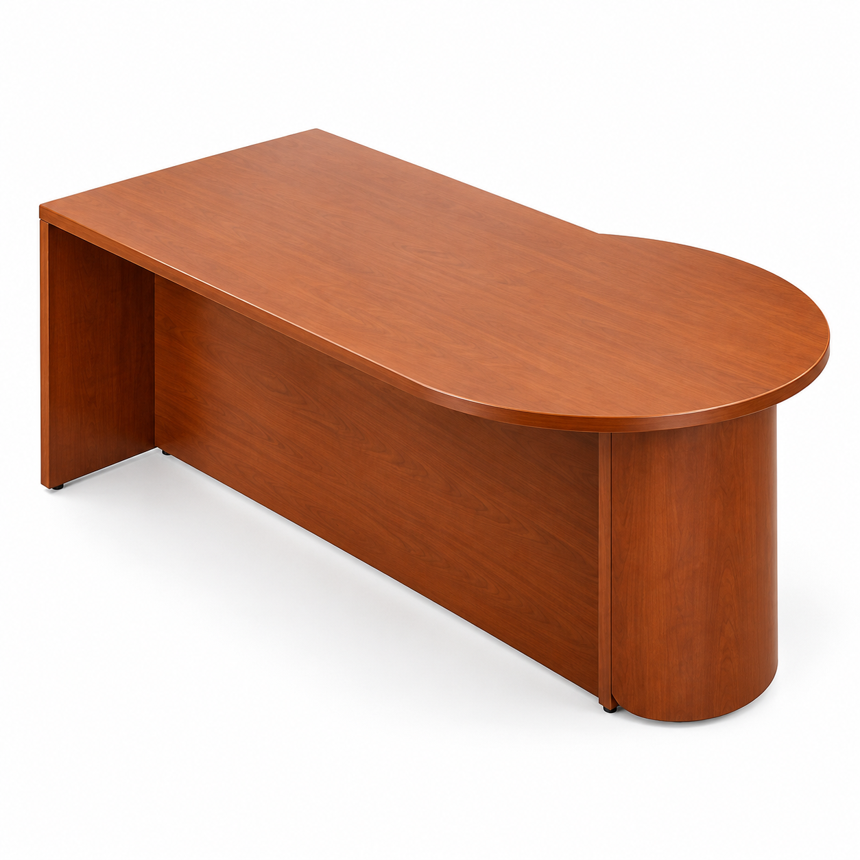 Office Star Kenwood Right P-Top Desk, 72 x 42