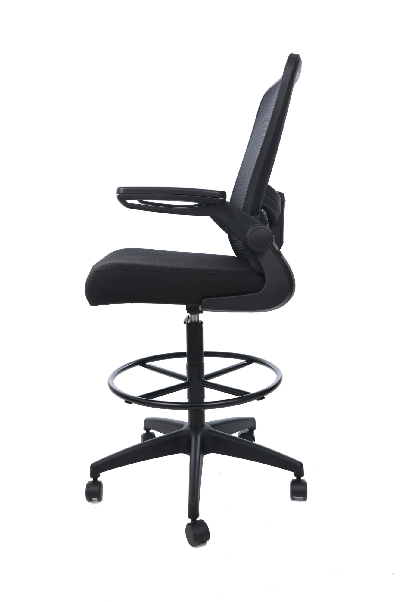 Boss Black Mesh, Flip Arm, Stool 3.webp