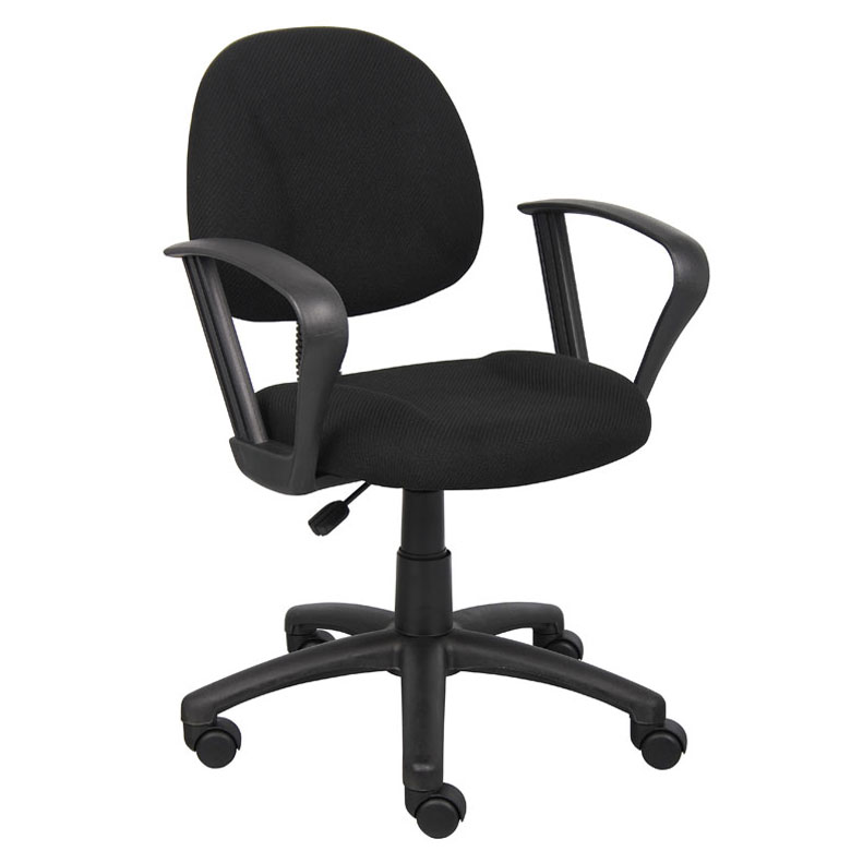 Boss Black  Deluxe Posture Chair W.webp