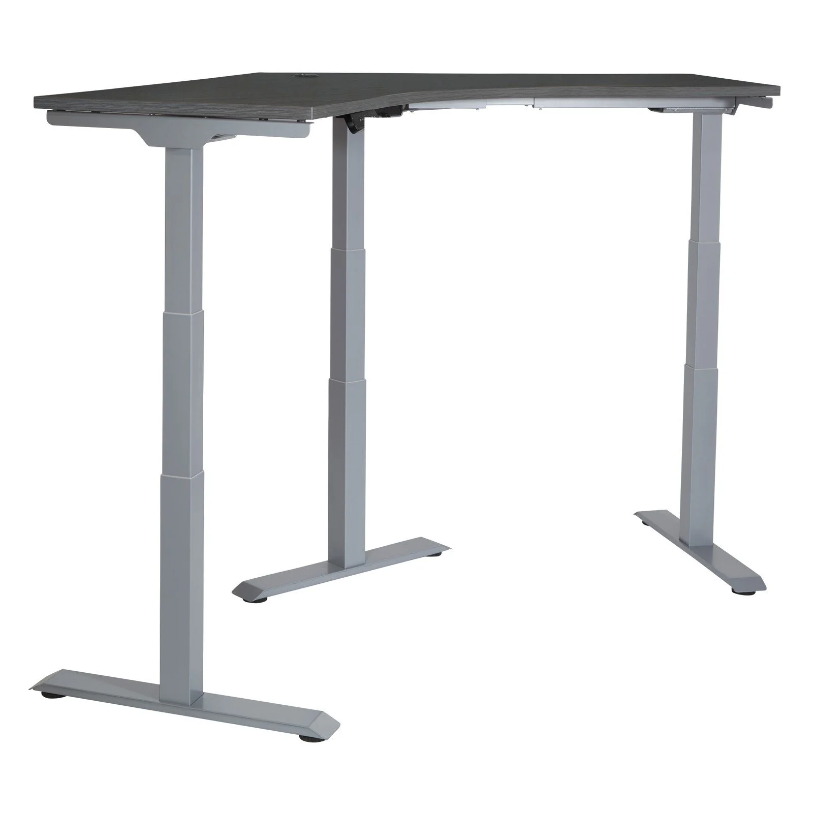 Office Star On Your Feet Height-Adjustable 120° V-Shape Workstation 24”x48”x48”x24”