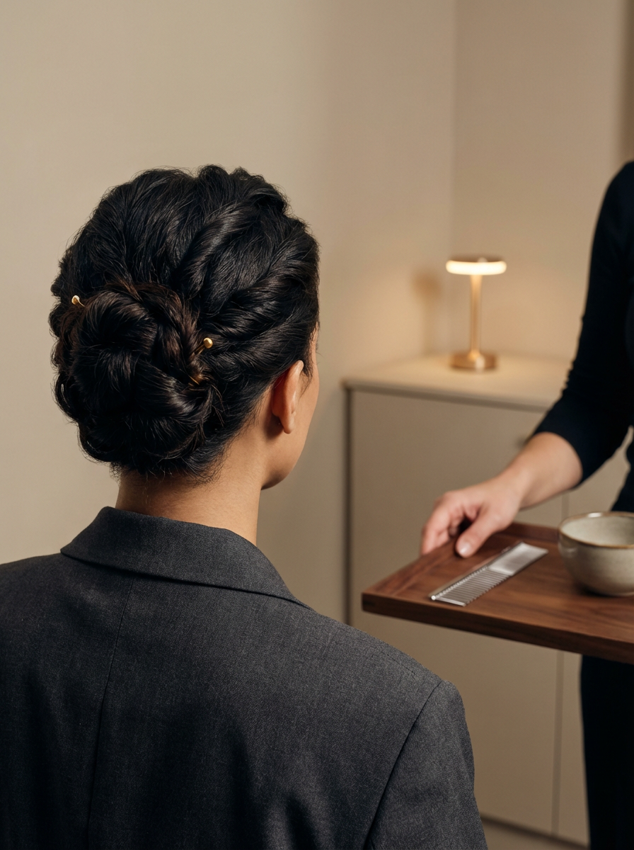Updo Hairstyling