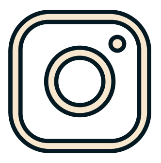 Instagram logo with a camera icon on a black background.