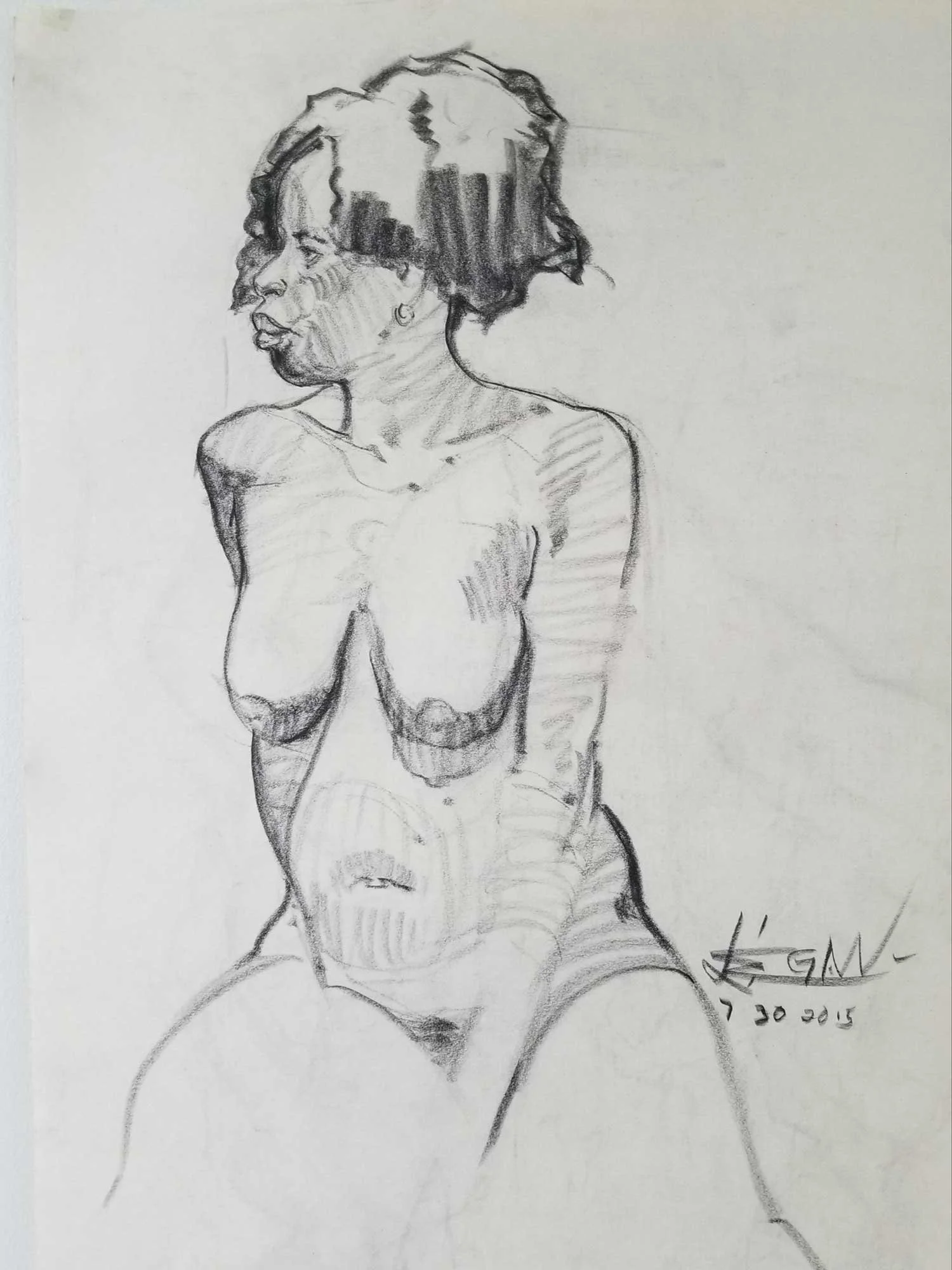 Charcoal 18" x 24"