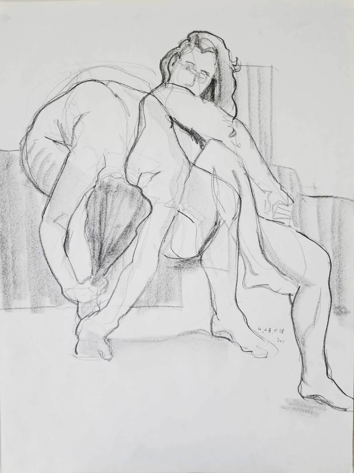 Charcoal 18" x 24"
