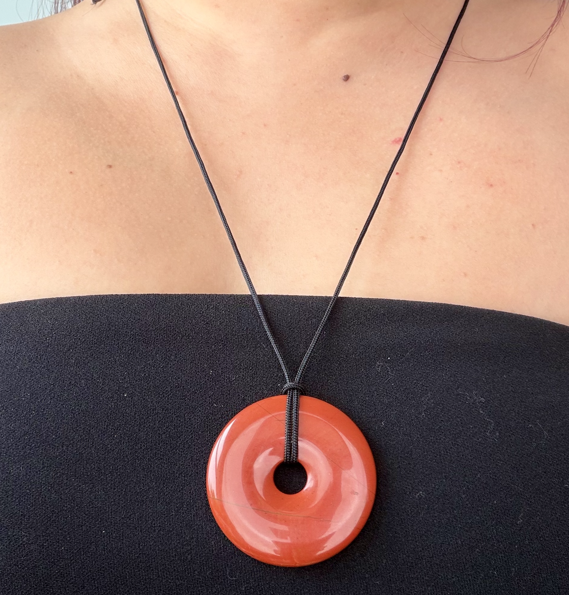 Red Jasper Adjustable Necklace