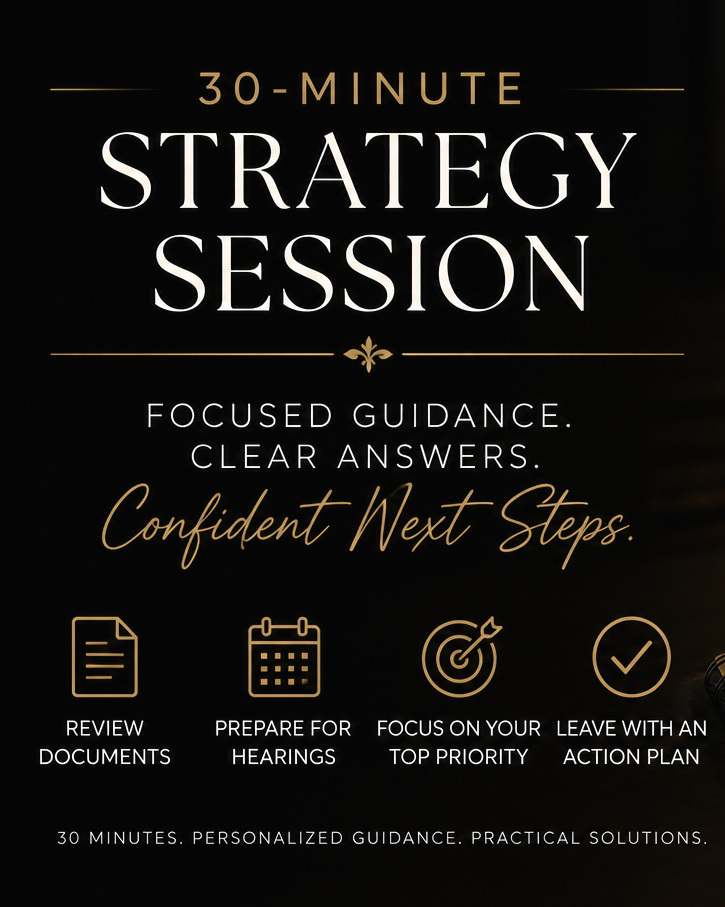 30 Minute - Strategy Session