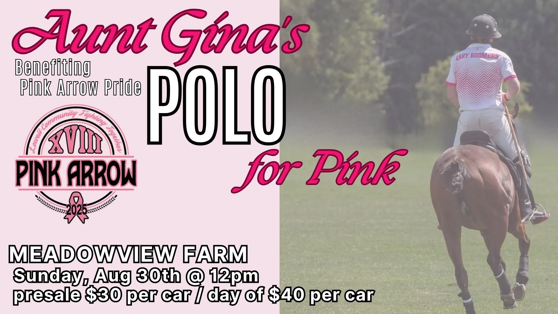 Polo for Pink (Pink Arrow Pride)