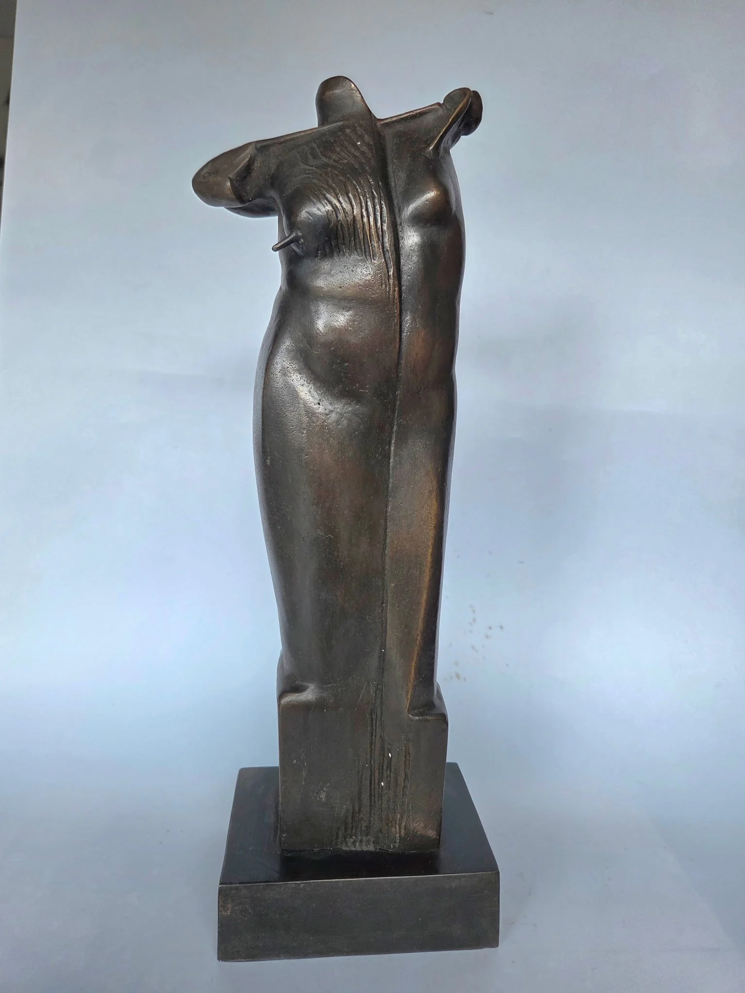 "THE OPPOSITE SIDES OF BEAUTY": I like to think beauty can be found In many different places, things and people. I've been exposed to many different beautiful people and forms and this sculpture is dedicated to the beauty that is found all around us.
