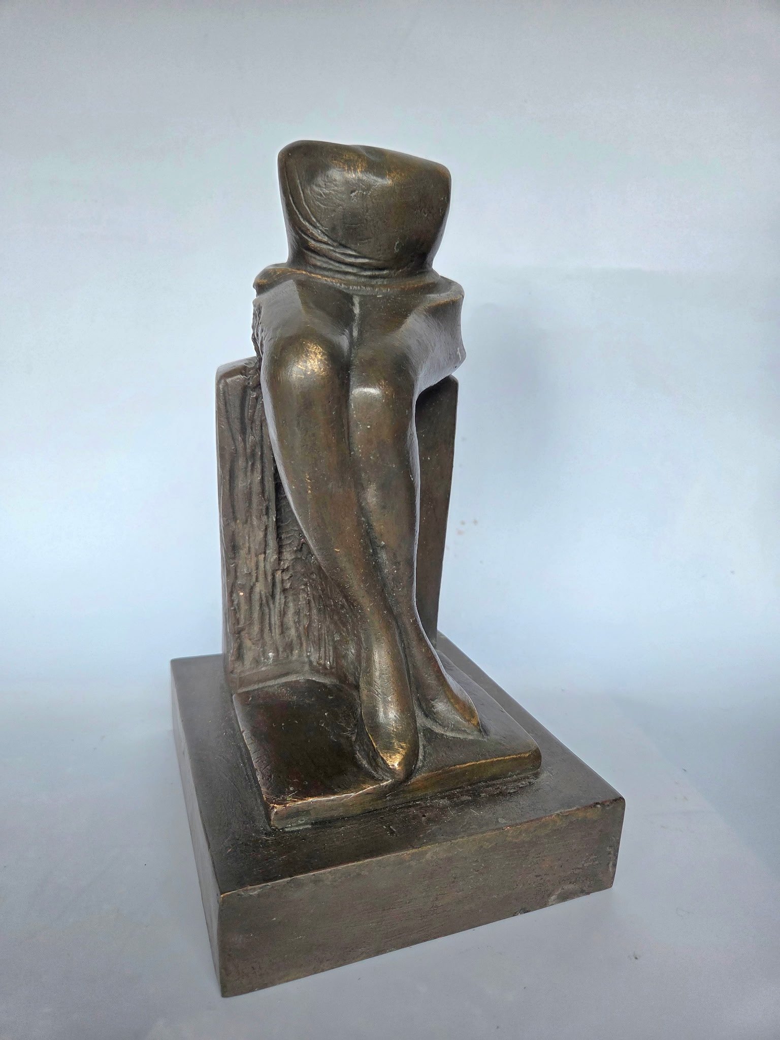 "TIMELESS ELEGANCE"  This sculpture reflects the grace and poise instilled in her and her sisters growing up and the values that continue to shape the women they have become.