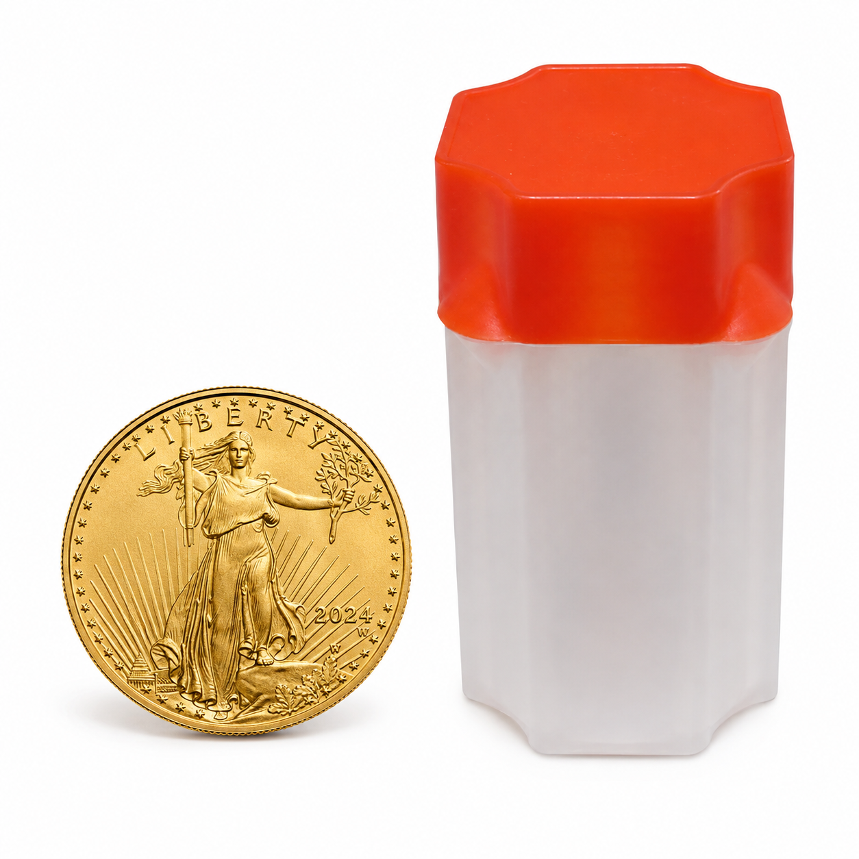 Guardhouse 1 oz American Gold Eagle Coin Tube-50 Pack