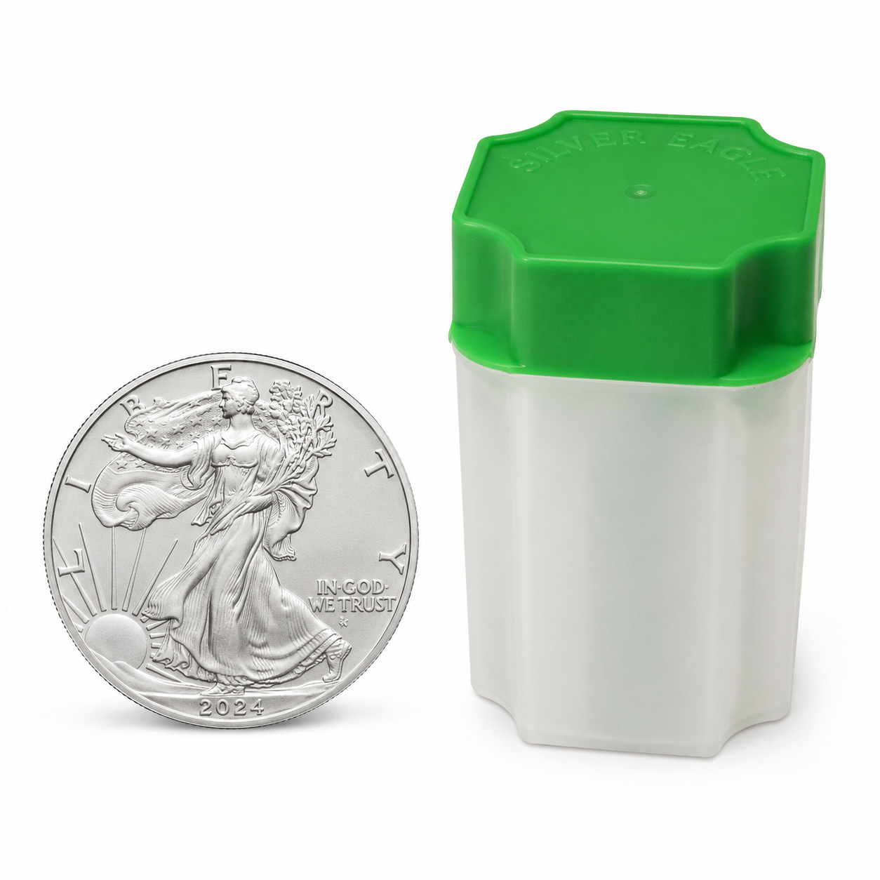 Guardhouse American Silver Eagle Coin Tube-100 Pack