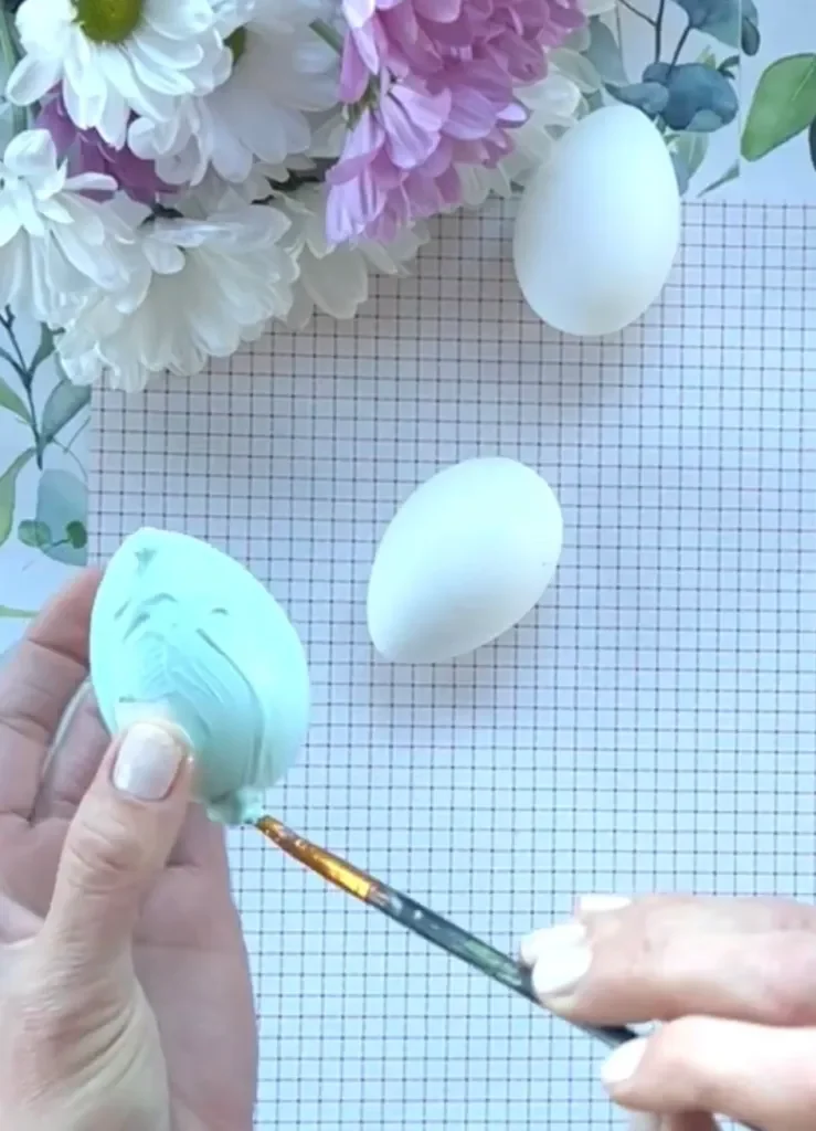 gold leaf eggs