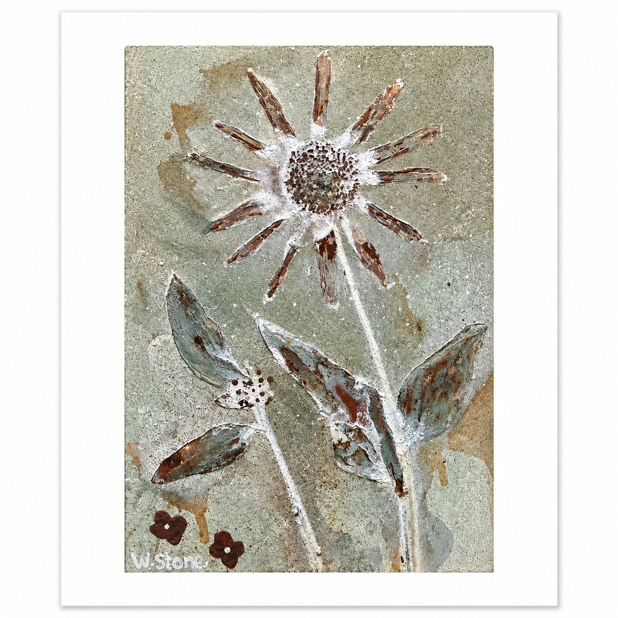 Solstice Bloom| Original Botanical Painting| 4x6
