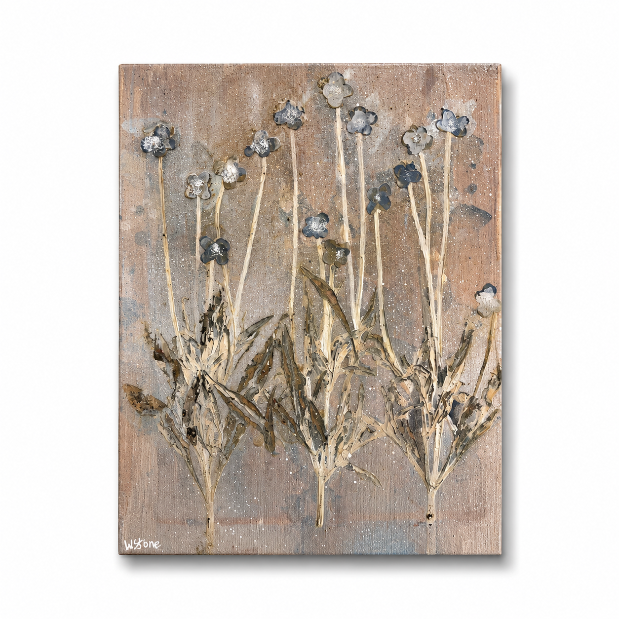 Wild Grace | Orginal Botanical Painting| 8x10x1.5