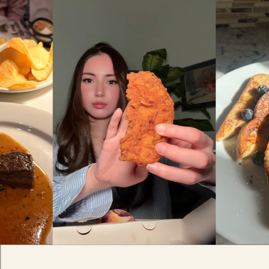 Food content and social media marketing portfolio showcasing food photography and content creation.