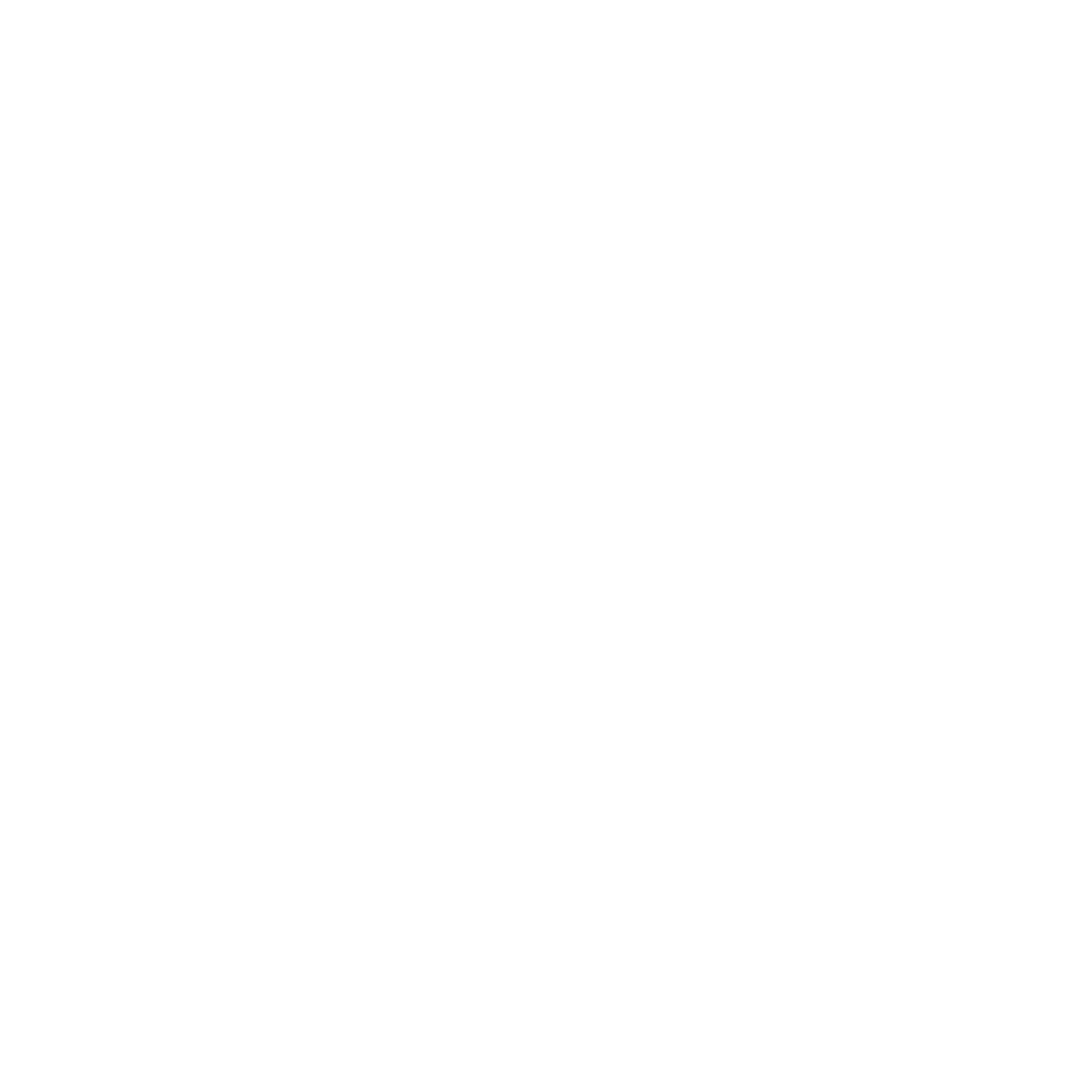 Black and white approval checkmark icon inside a circle